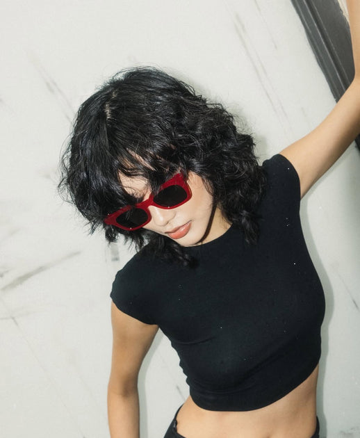 STRATA Rider sunglasses in cherry/smoke Rider – STRATA main image 3